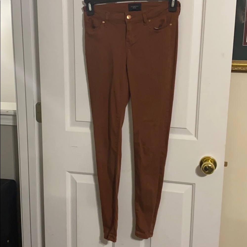 Rust Colored Skinny Jeans